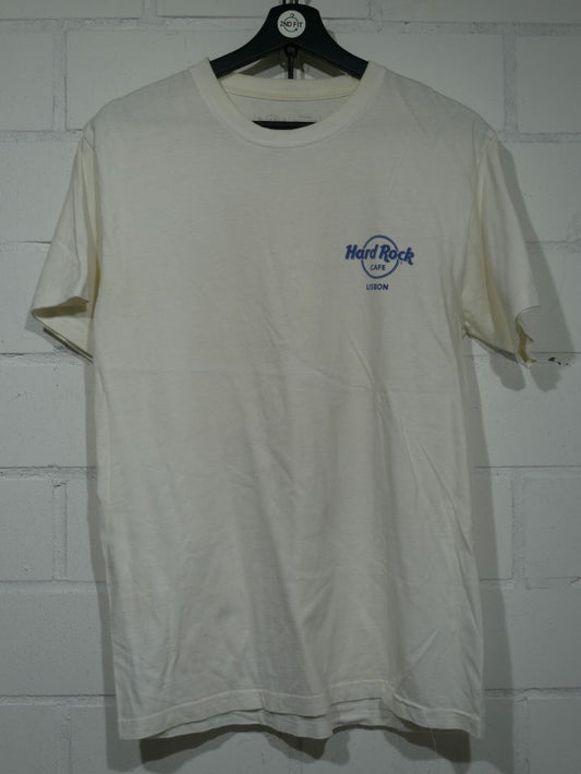 Hard Rock Cafe Lisbon T-Shirt mit Backprint