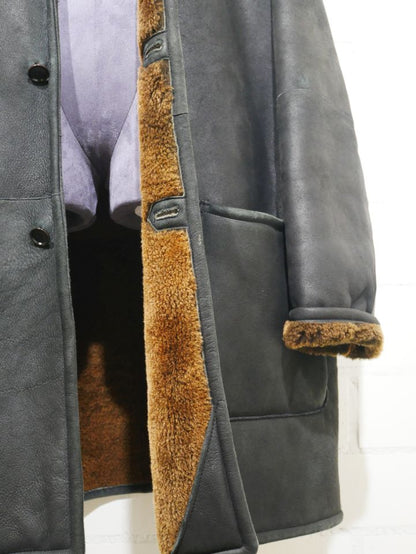 Pierre Cardin Leder Mantel mit Fell