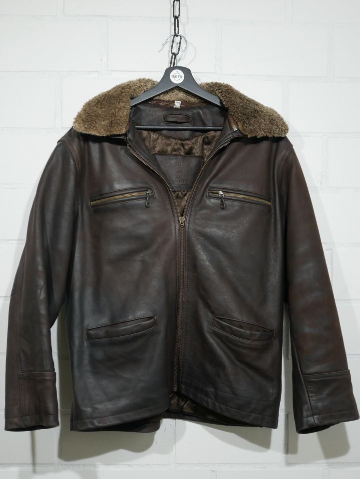 Vintage Leder Jacke Gr. S
